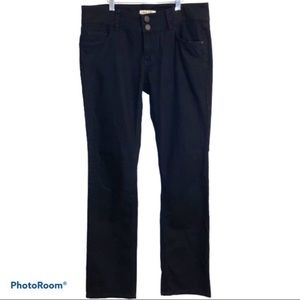 CAbi 515 Straight Leg Jeans Black Denim Pants Size 10